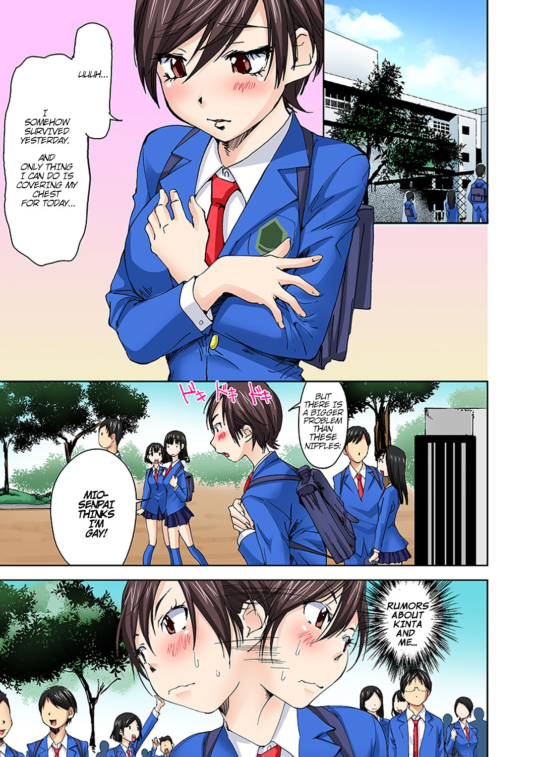 Hentai Manga Comic-Nyotaika Swim Club - I Turn Into A Girl When I Cum!-Chapter 2-7